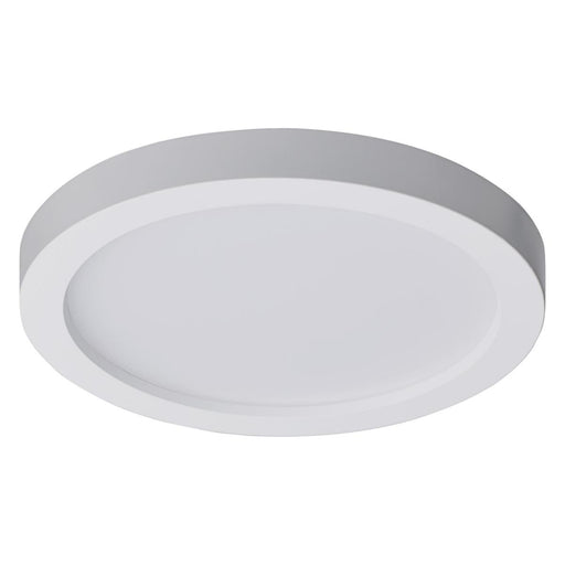 SATCO/NUVO 7 Inch LED Flush Mount Fixture Disk Light Round 16W 3000K White Finish 6-Pack (62-1752)