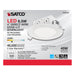 SATCO/NUVO 8.5W LED Direct Wire Downlight Edge-Lit 4 Inch 3000K 120V Dimmable (S39056)