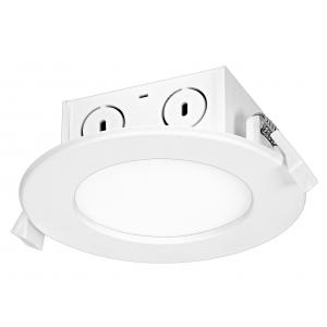 SATCO/NUVO 8.5W LED Direct Wire Downlight Edge-Lit 4 Inch 3000K 120V Dimmable (S39056)