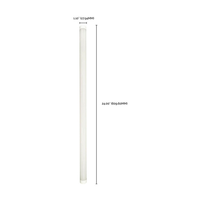 SATCO/NUVO 8W 2 Foot LED T8 Medium Bi-Pin Base 4000K 50000 Hours 1250Lm Type A Ballast Dependent (S49948)