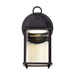 SATCO/NUVO 8W 3000K LED Cube Lantern Black Finish Clear Beveled Glass (62-1571)
