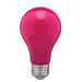SATCO/NUVO 8W A19 LED Ceramic Pink Medium Base 360 Degree Beam Spread 120V (S14989)