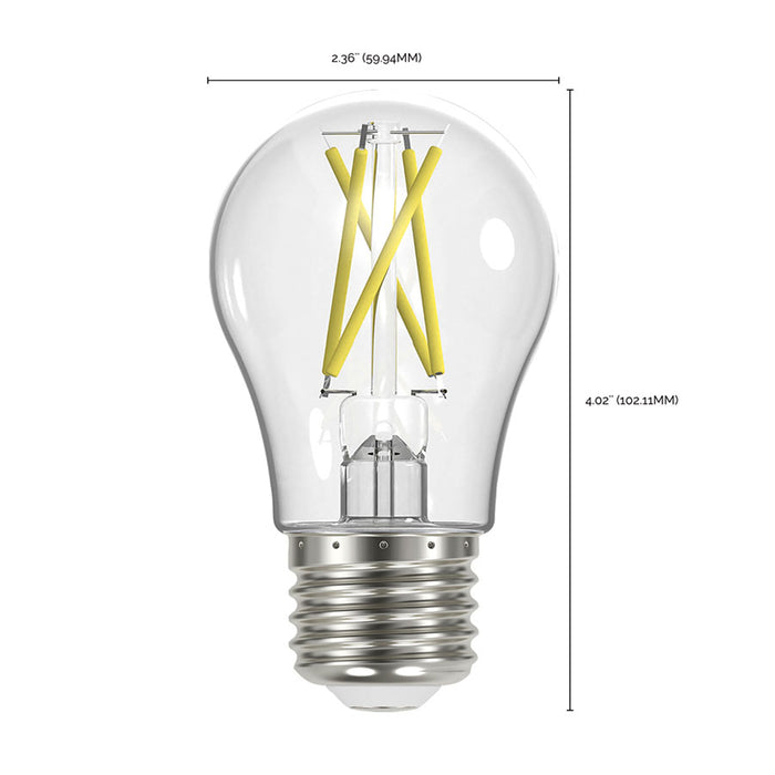 SATCO/NUVO 8W LED A19 Clear Medium Base 5000K 90 CRI 120V (S12418)