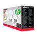 SATCO/NUVO 9.8W A19 LED 2700K Medium Base 220 Degree Beam Angle 120V Pack Of 2 (S11434)