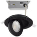 SATCO/NUVO 9W CCT Selectable LED Direct Wire Downlight Gimbaled 4 Inch Round Remote Driver Black (S11842)