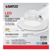 SATCO/NUVO 9W LED Direct Wire Downlight 5-6 Inch 3000K 120V Dimmable (S39027)