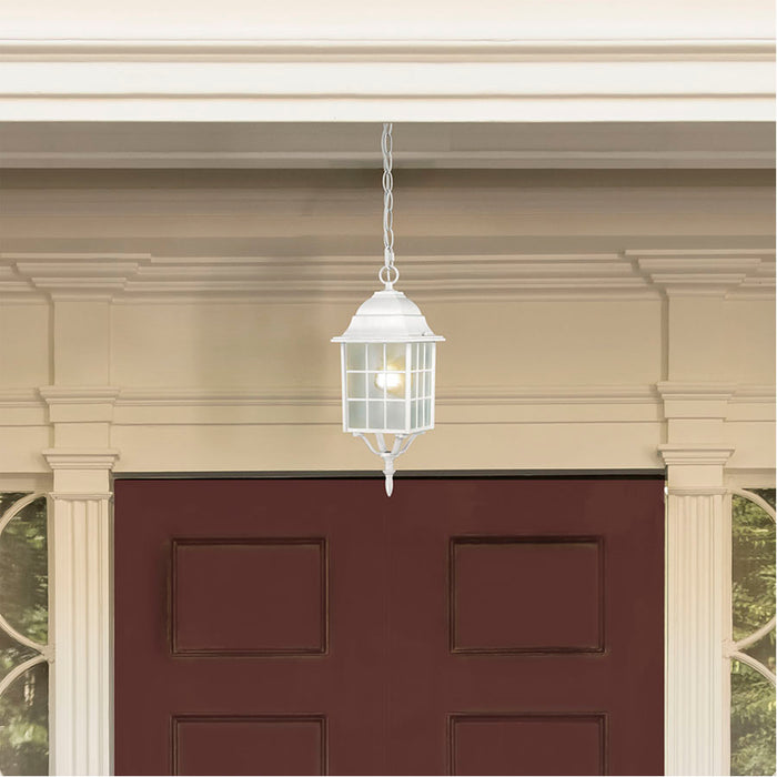 SATCO/NUVO Adams 1-Light 16 Inch Outdoor Hanging With Frosted Glass (60-4911)