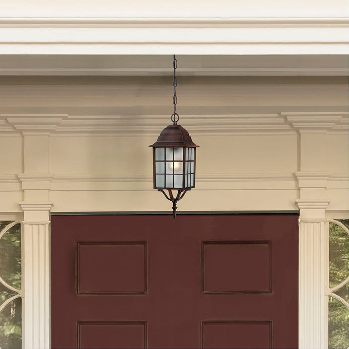 SATCO/NUVO Adams 1-Light 16 Inch Outdoor Hanging With Frosted Glass (60-4912)