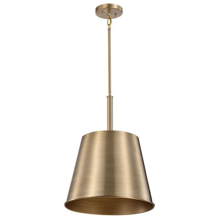 SATCO/NUVO Alexis 1-Light Large Pendant 100W Maximum 120V Burnished Brass And Gold Finish (60-7938)