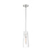 SATCO/NUVO Alondra 1-Light Mini Pendant Fixture Polished Nickel Finish With Clear Glass (60-6870)