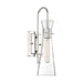 SATCO/NUVO Bahari 1-Light Wall Sconce Fixture Polished Nickel Finish With Clear Glass (60-6867)