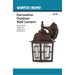 SATCO/NUVO Banyan 1-Light 12 Inch Outdoor Wall With Clear Water Glass Color Retail Packaging (60-3485)