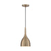 SATCO/NUVO Bellcap 1-Light Small Pendant Fixture Burnished Brass Finish (60-7076)