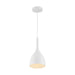 SATCO/NUVO Bellcap 1-Light Small Pendant Fixture Matte White Finish (60-7096)