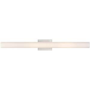 SATCO/NUVO Bend LED Large Vanity Brushed Nickel Finish With White Acrylic (62-1323)