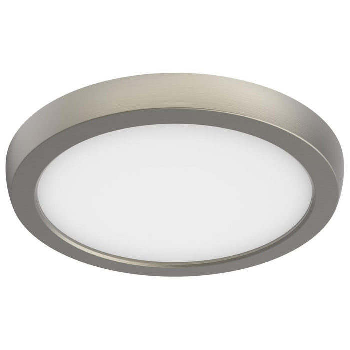 SATCO/NUVO Blink - 11W 7 Inch LED Fixture CCT Selectable 2700K/3000K/3500K/4000K/5000K Round Shape Brushed Nickel Finish 120V (62-1713)
