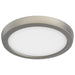 SATCO/NUVO Blink - 11W 7 Inch LED Fixture CCT Selectable 2700K/3000K/3500K/4000K/5000K Round Shape Brushed Nickel Finish 120V (62-1713)