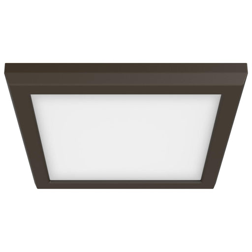 SATCO/NUVO Blink - 11W 7 Inch LED Fixture CCT Selectable 2700K/3000K/3500K/4000K/5000K Square Shape Bronze Finish 120V (62-1716)