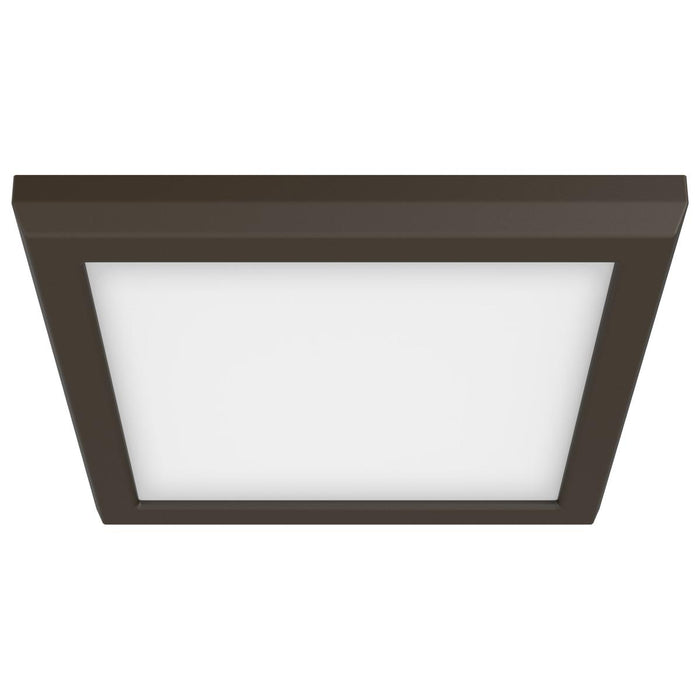 SATCO/NUVO Blink - 11W 7 Inch LED Fixture CCT Selectable 2700K/3000K/3500K/4000K/5000K Square Shape Bronze Finish 120V (62-1716)