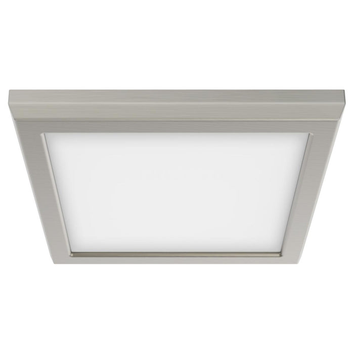 SATCO/NUVO Blink - 11W 7 Inch LED Fixture CCT Selectable 2700K/3000K/3500K/4000K/5000K Square Shape Brushed Nickel Finish 120V (62-1717)