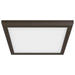 SATCO/NUVO Blink - 13W 9 Inch LED Fixture CCT Selectable 2700K/3000K/3500K/4000K/5000K Square Shape Bronze Finish 120V (62-1726)