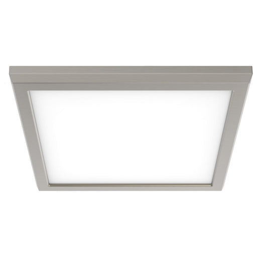 SATCO/NUVO Blink - 13W 9 Inch LED Fixture CCT Selectable 2700K/3000K/3500K/4000K/5000K Square Shape Brushed Nickel Finish 120V (62-1727)