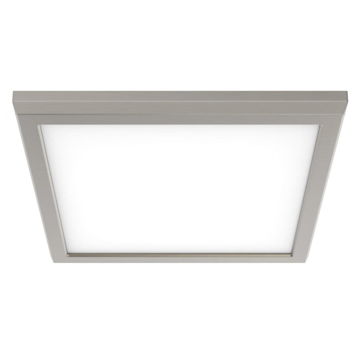 SATCO/NUVO Blink - 13W 9 Inch LED Fixture CCT Selectable 2700K/3000K/3500K/4000K/5000K Square Shape Brushed Nickel Finish 120V (62-1727)