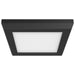SATCO/NUVO Blink - 9W 5 Inch LED Fixture CCT Selectable 2700K/3000K/3500K/4000K/5000K Square Shape Black Finish 120V (62-1705)