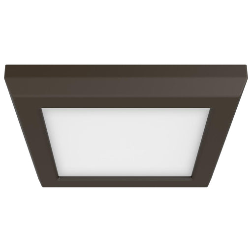 SATCO/NUVO Blink - 9W 5 Inch LED Fixture CCT Selectable 2700K/3000K/3500K/4000K/5000K Square Shape Bronze Finish 120V (62-1706)