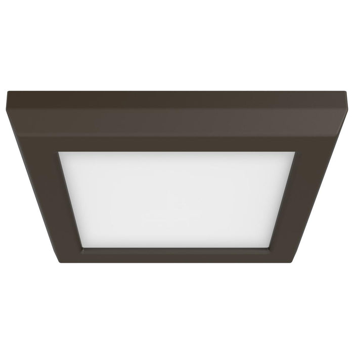 SATCO/NUVO Blink - 9W 5 Inch LED Fixture CCT Selectable 2700K/3000K/3500K/4000K/5000K Square Shape Bronze Finish 120V (62-1706)
