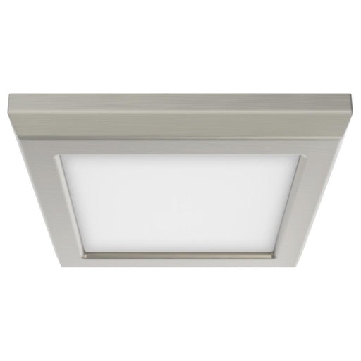 SATCO/NUVO Blink - 9W 5 Inch LED Fixture CCT Selectable 2700K/3000K/3500K/4000K/5000K Square Shape Brushed Nickel Finish 120V (62-1707)