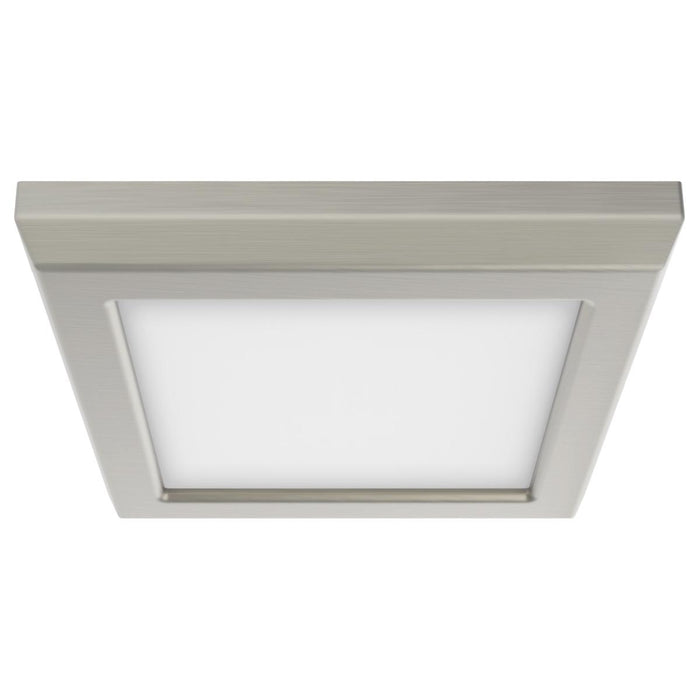 SATCO/NUVO Blink - 9W 5 Inch LED Fixture CCT Selectable 2700K/3000K/3500K/4000K/5000K Square Shape Brushed Nickel Finish 120V (62-1707)