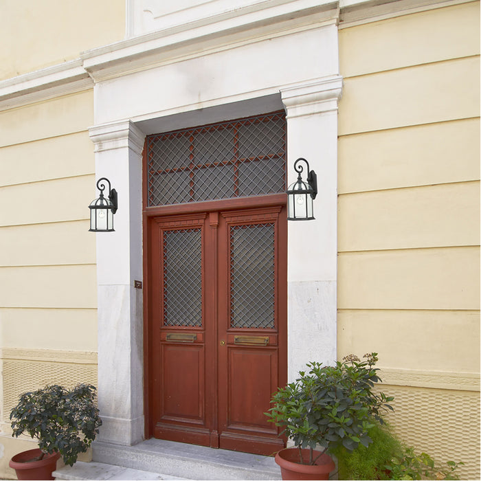 SATCO/NUVO Boxwood 1-Light 19 Inch Outdoor Wall With Clear Beveled Glass (60-4966)
