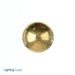SATCO/NUVO Brass Ball 1-1/2 Inch Diameter 1/8 IP Tap Unfinished (90-1630)