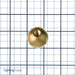 SATCO/NUVO Brass Ball 1-3/4 Inch Diameter 1/8 IP Tap Unfinished (90-1632)