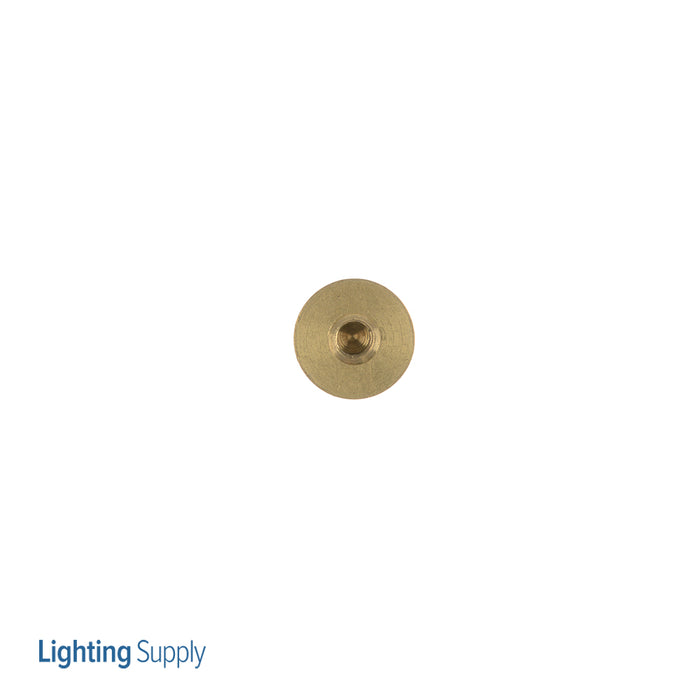 SATCO/NUVO Brass Half Ball Unfinished 8/2 Tap 1/2 Inch Diameter (90-2095)