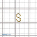 SATCO/NUVO Brass Plated S-Hook 5/8 Inch (90-013)