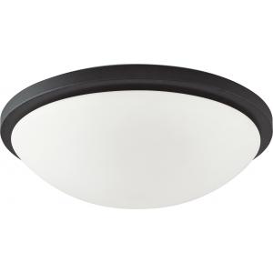 SATCO/NUVO Button LED 11 Inch Flush Mount Fixture Black Finish (62-1442)