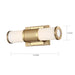 SATCO/NUVO Caper LED Vanity Brushed Brass With Frosted Lens (62-1601)