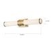 SATCO/NUVO Caper LED Vanity Brushed Brass With Frosted Lens (62-1602)