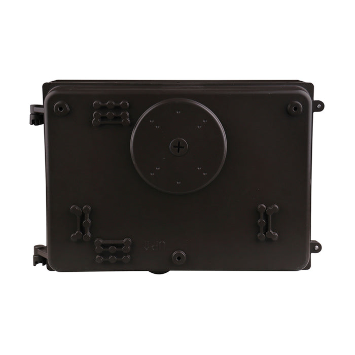 SATCO/NUVO CCT And Wattage Adjustable LED Cutoff Wall Pack Integrated Bypassable Photocell CCT 3000K/4000K/5000K Wattage 80W/100W/120W 120-277V (65-761)