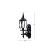 SATCO/NUVO Central Park 1-Light 20 Inch Wall Lantern With Clear Beveled Glass (60-887)