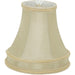 SATCO/NUVO Clip On Shade Beige Leather Look 3 Inch Top 5-1/2 Inch Bottom 5-1/4 Inch Side (90-2524)