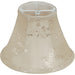 SATCO/NUVO Clip On Shade French Beige Flower Silk 3 Inch Top 6 Inch Bottom 4-1/2 Inch Side (90-2487)