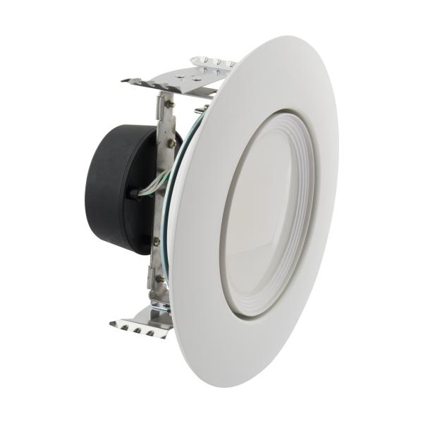 SATCO/NUVO ColorQuick 10.5W LED Directional Retrofit Downlight Gimbaled 5-6 Inch Adjustable CCT 90 Degree Beam Angle 120V (S11824)
