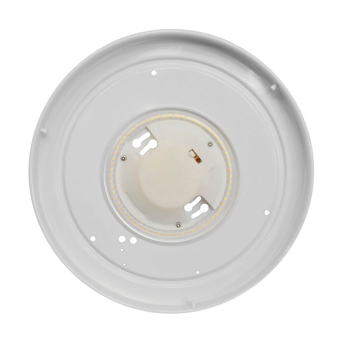 SATCO/NUVO ColorQuick 11 Inch Acrylic Round Flush Mounted LED Light Fixture CCT Selectable White Finish 120V (62-1210)