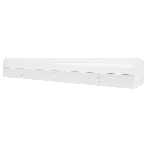 SATCO/NUVO ColorQuick 2 Foot 20W LED Linear Strip Light CCT Selectable 3500K/4000K/5000K White Finish 100-277V (65-700)