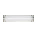 SATCO/NUVO ColorQuick Glamour LED 25 Inch Vanity Fixture Brushed Nickel Finish CCT Selectable 3000K/4000K/5000k (62-1631)