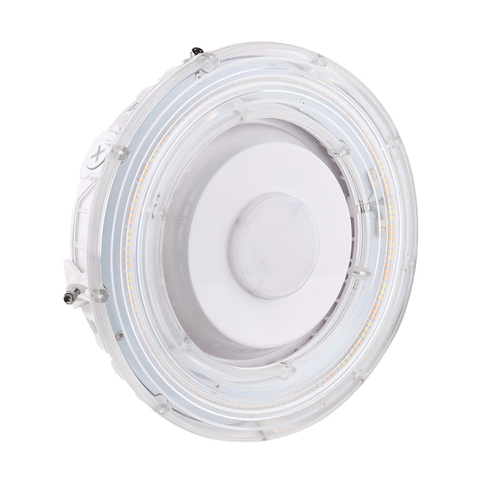 SATCO/NUVO ColorQuick LED Canopy Fixture 100W CCT Selectable White Finish 100-277V (65-631)