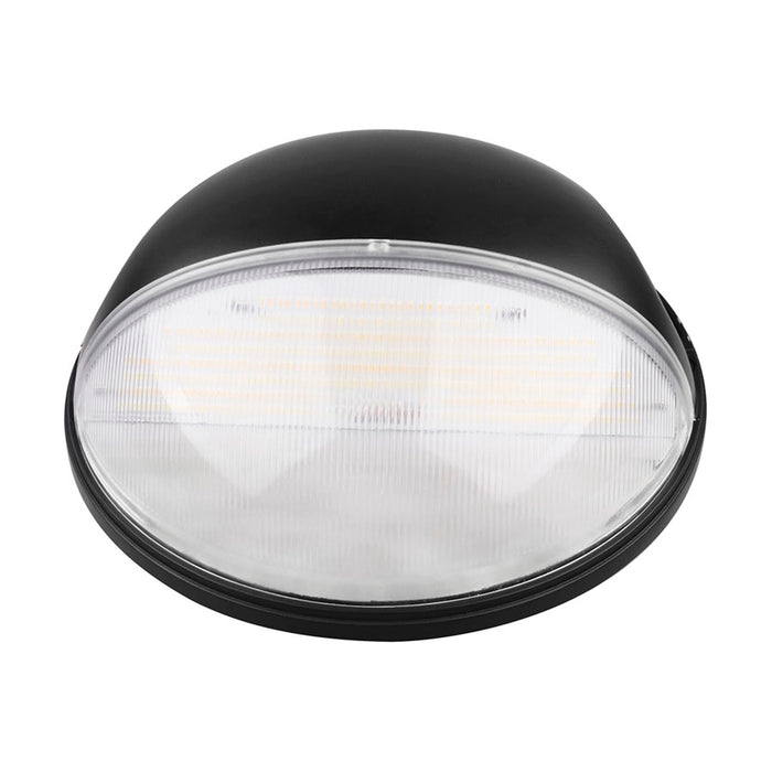 SATCO/NUVO ColorQuick LED CCT Selectable Small Round Wall Pack 20W 3000K/4000K/5000K 120-277V Black (65-750)